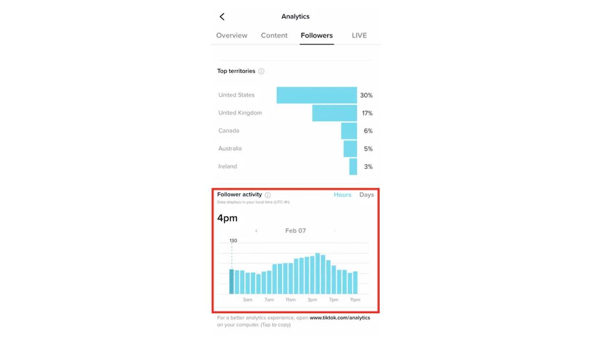 Track your TikTok followers' activity