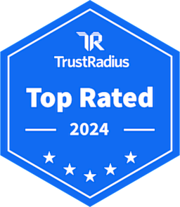 TrustRadius Top Rated 2024 Badge